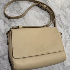 Portland Leather Light Tan Crossbody Bag